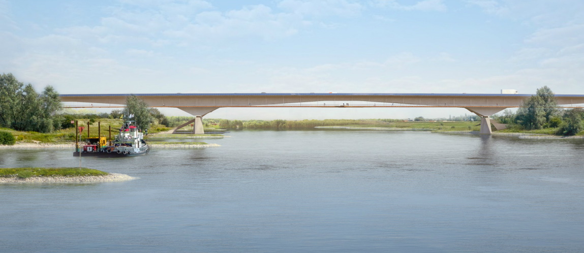 VIA 15 Brug over Pannerdensch kanaal